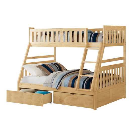 Homelegance  - Bartly Twin/Full Bunk Bed W/ Storage Boxes - B2043TF-1xT  view 1