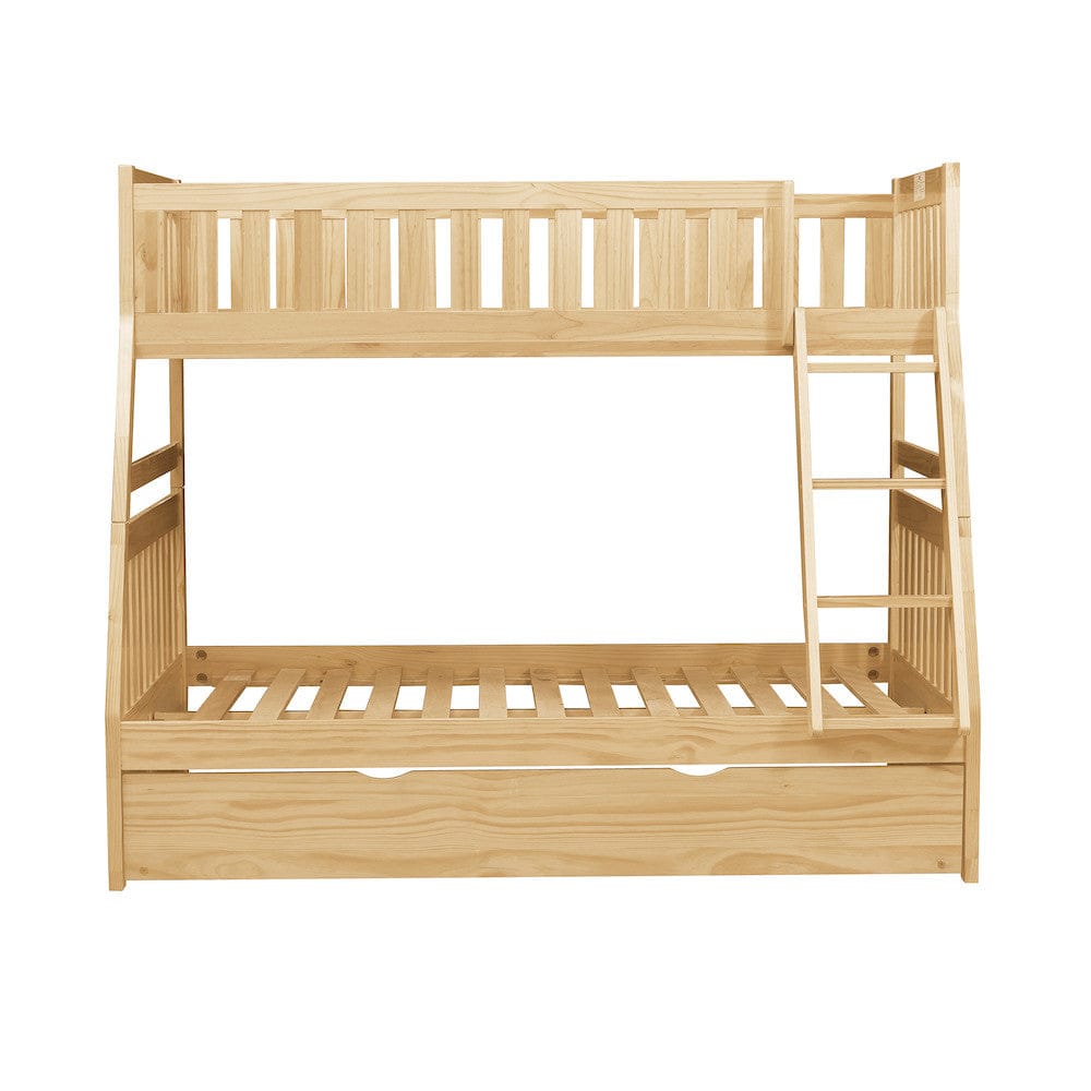 Homelegance  - Bartly Twin/Full Bunk Bed W/ Twin Trundle - B2043TF-1xR  view 2