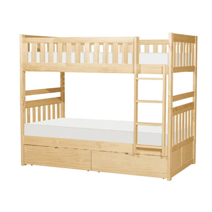 Homelegance  - Bartly Twin/Twin Bunk Bed W/ Storage Boxes - B2043-1xT  view 2