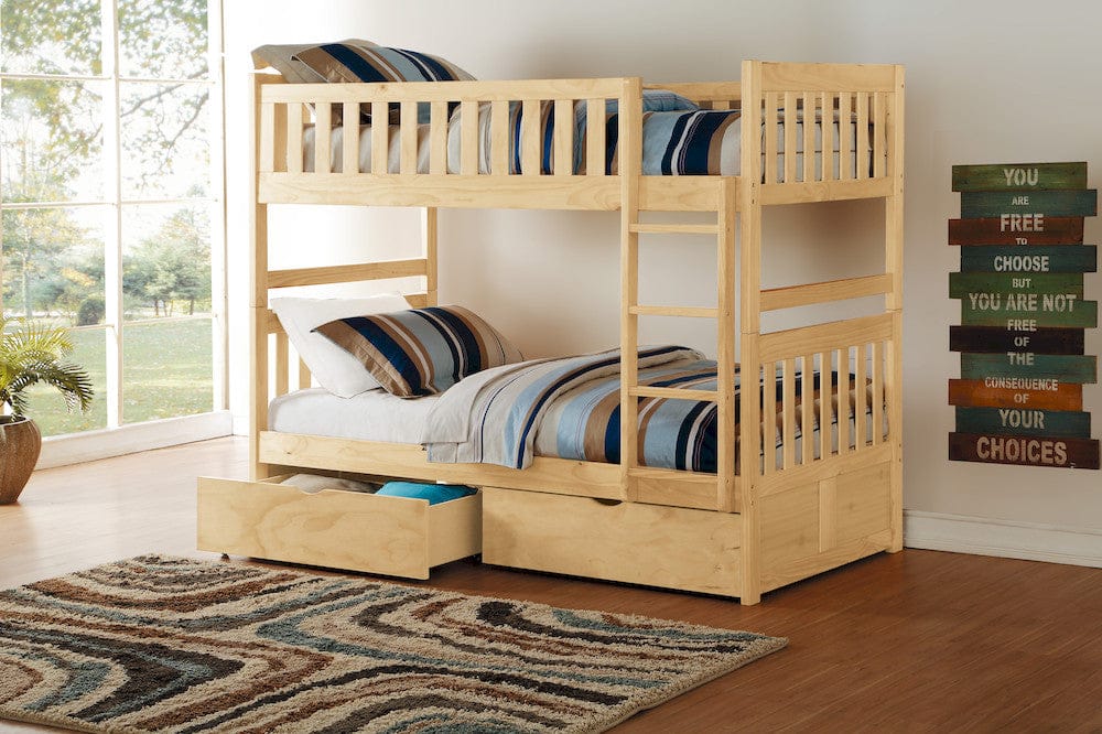 Homelegance  - Bartly Twin/Twin Bunk Bed W/ Storage Boxes - B2043-1xT  view 10