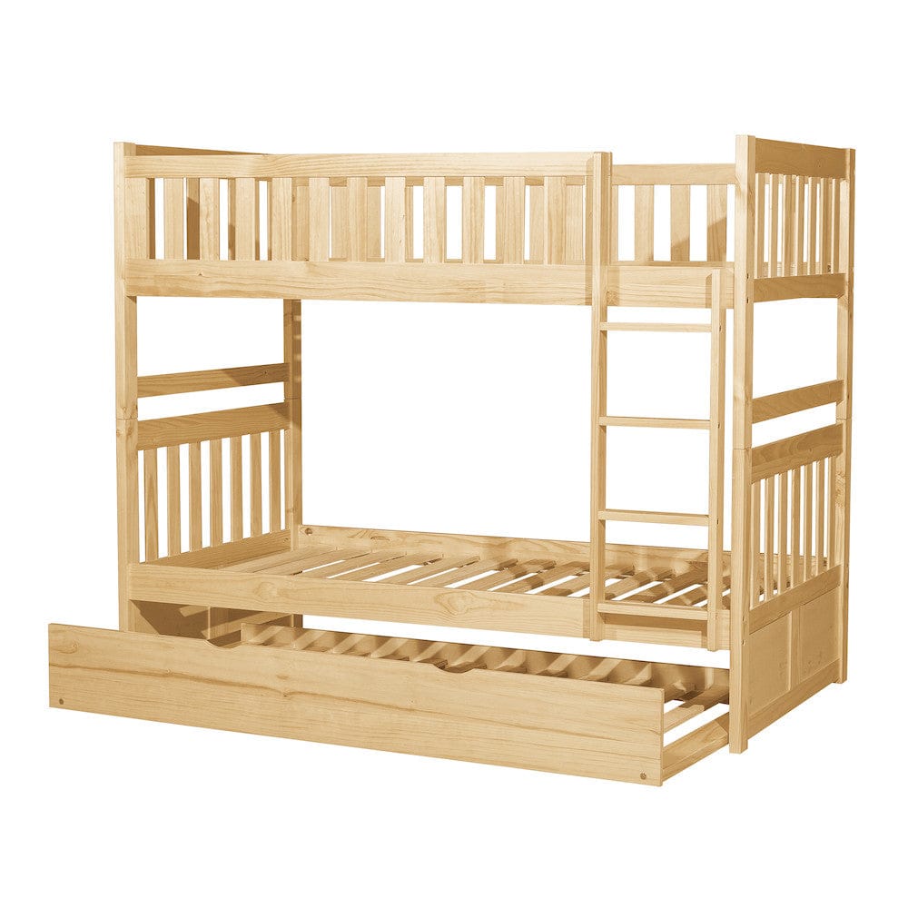 Homelegance  - Bartly Twin/Twin Bunk Bed W/ Twin Trundle - B2043-1xR  view 1