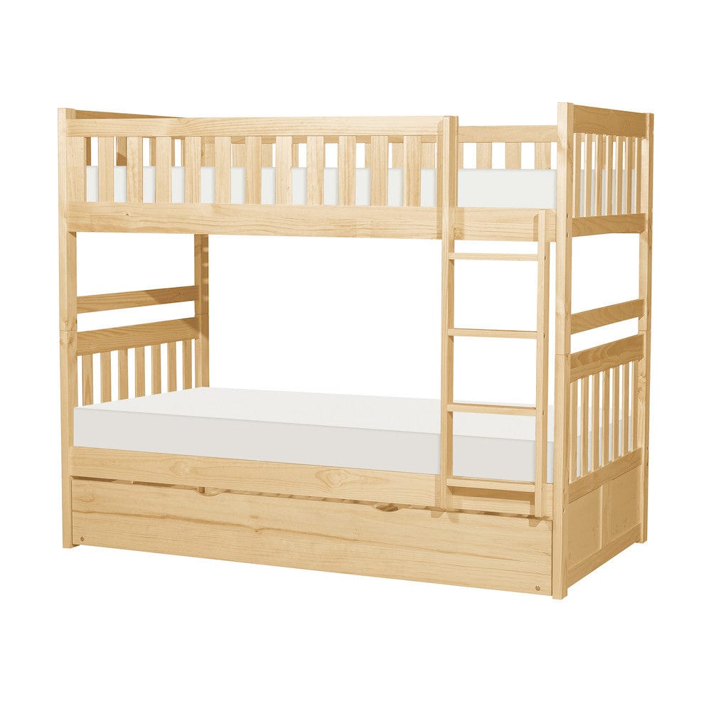 Homelegance  - Bartly Twin/Twin Bunk Bed W/ Twin Trundle - B2043-1xR  view 2