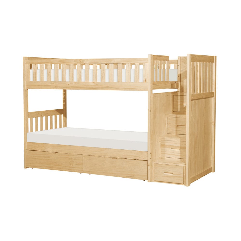Homelegance  - Bartly Twin/Twin Step Bunk Bed W/ Storage Boxes - B2043SB-1xT  view 1