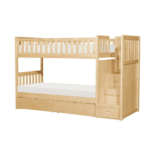 Homelegance  - Bartly Twin/Twin Step Bunk Bed W/ Storage Boxes - B2043SB-1xT  view 1