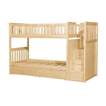 Homelegance  - Bartly Twin/Twin Step Bunk Bed W/ Storage Boxes - B2043SB-1xT  view 2