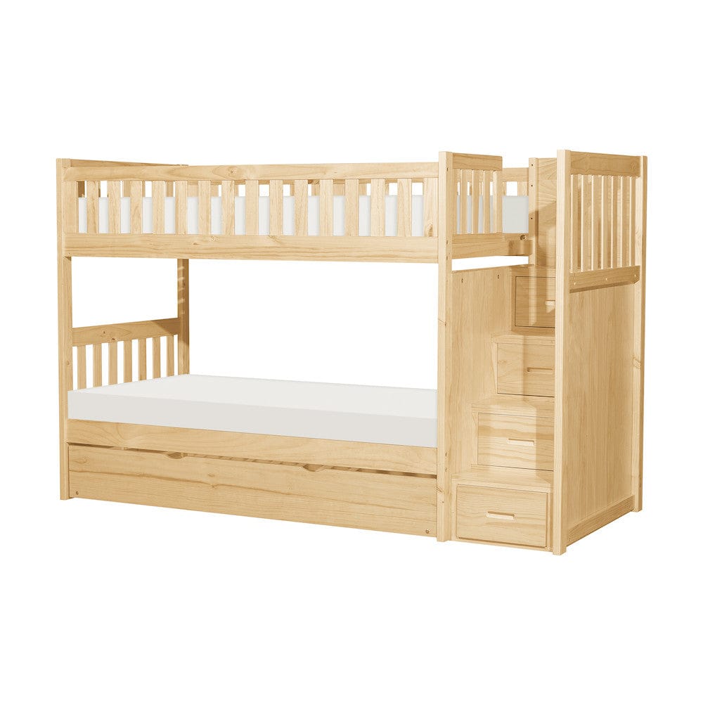 Homelegance  - Bartly Twin/Twin Step Bunk Bed W/ Twin Trundle - B2043SB-1xR  view 11