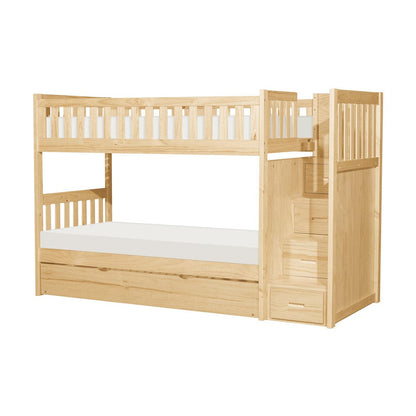 Homelegance  - Bartly Twin/Twin Step Bunk Bed W/ Twin Trundle - B2043SB-1xR  view 11