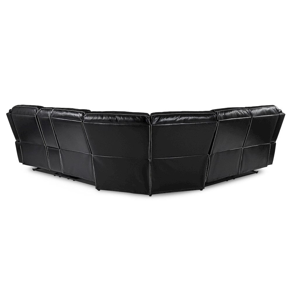 Homelegance  - Bastrop 3-Piece Sectional W/ Right Console in Black - 8230BLKxSC  view 3