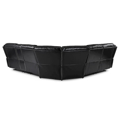 Homelegance  - Bastrop 3-Piece Sectional W/ Right Console in Black - 8230BLKxSC  view 3