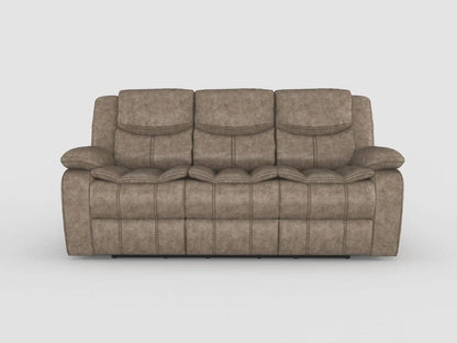 Homelegance  - Bastrop Double Reclining Sofa in Brown - 8230BRW-3  view 8
