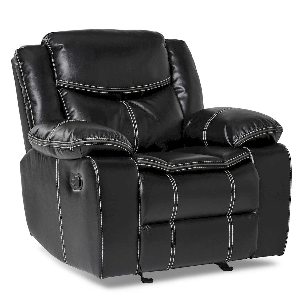 Homelegance  - Bastrop Glider Reclining Chair in Black - 8230BLK-1  view 1