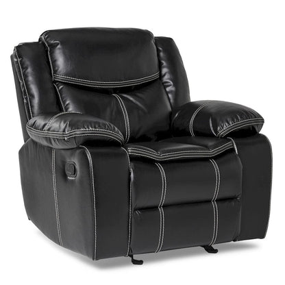 Homelegance  - Bastrop Glider Reclining Chair in Black - 8230BLK-1  view 1