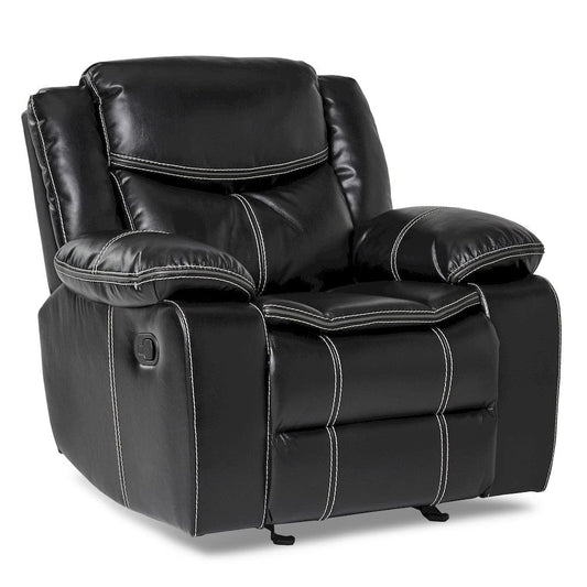 Homelegance  - Bastrop Glider Reclining Chair in Black - 8230BLK-1  view 1