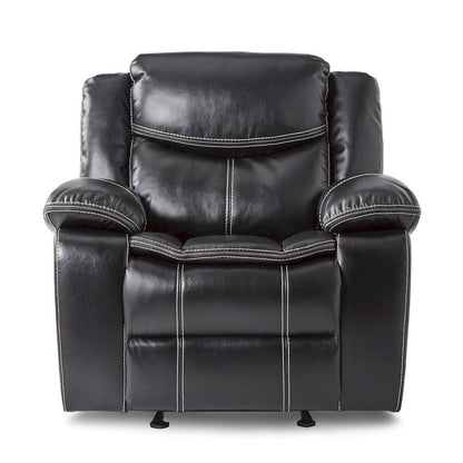 Homelegance  - Bastrop Glider Reclining Chair in Black - 8230BLK-1  view 4