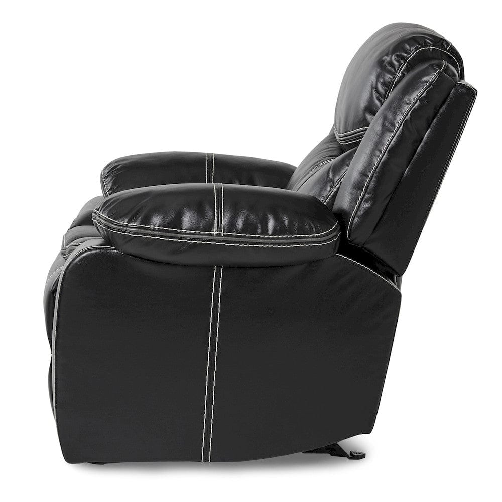 Homelegance  - Bastrop Glider Reclining Chair in Black - 8230BLK-1  view 5