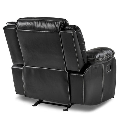 Homelegance  - Bastrop Glider Reclining Chair in Black - 8230BLK-1  view 6