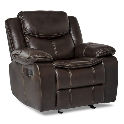 Homelegance  - Bastrop Glider Reclining Chair in Brown - 8230BRW-1  view 1
