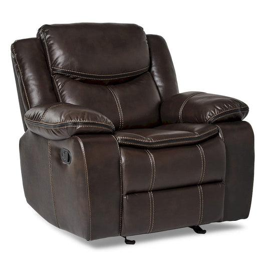 Homelegance  - Bastrop Glider Reclining Chair in Brown - 8230BRW-1  view 1