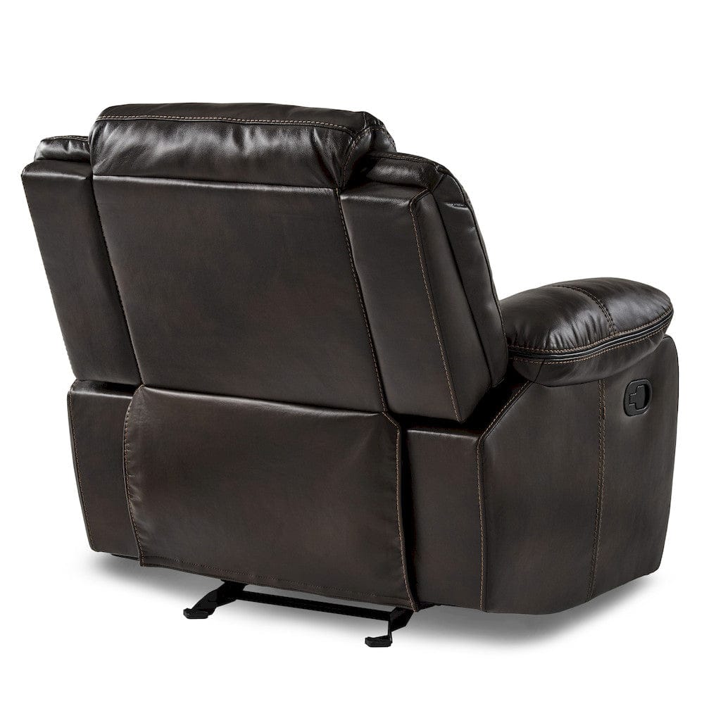 Homelegance  - Bastrop Glider Reclining Chair in Brown - 8230BRW-1  view 3