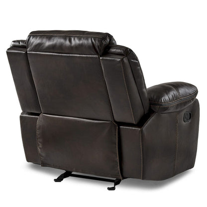 Homelegance  - Bastrop Glider Reclining Chair in Brown - 8230BRW-1  view 3