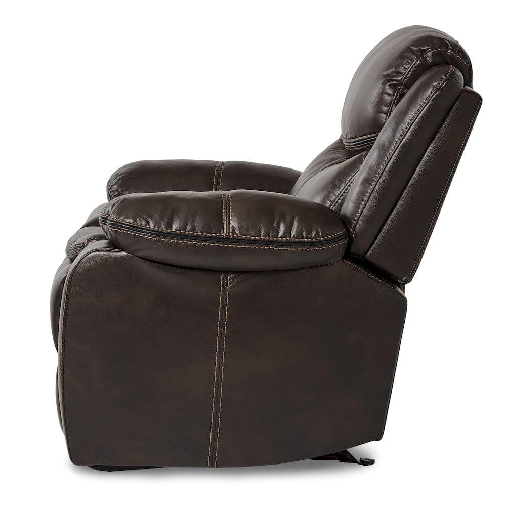 Homelegance  - Bastrop Glider Reclining Chair in Brown - 8230BRW-1  view 5