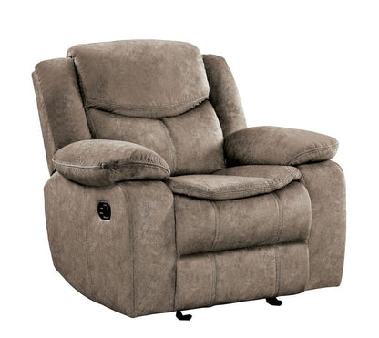 Homelegance  - Bastrop Glider Reclining Chair in Brown - 8230FBR-1  view 1