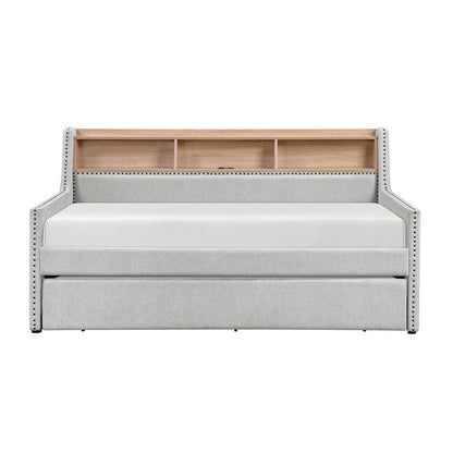 Homelegance  - Baxter Daybed W/ Trundle in Light gray - 4989x  view 1