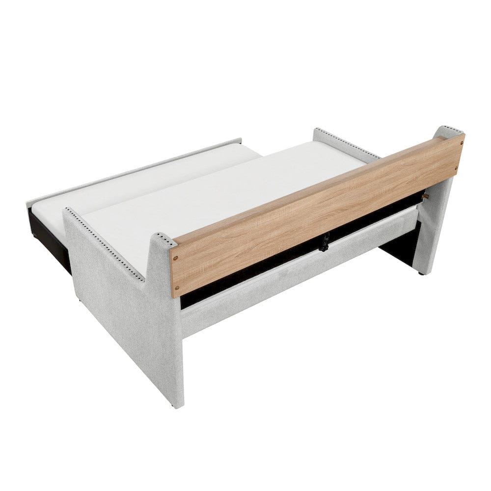 Homelegance  - Baxter Daybed W/ Trundle in Light gray - 4989x  view 8
