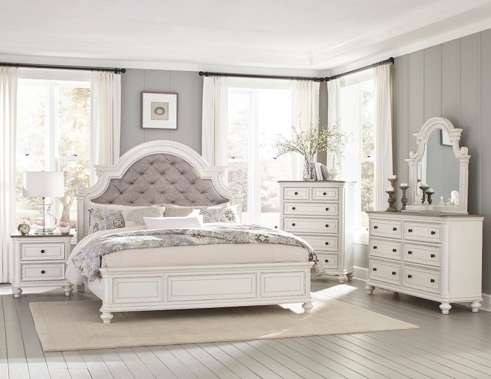 Homelegance  - Baylesford California King Bed in Gray - 1624KW-1CKx  view 4