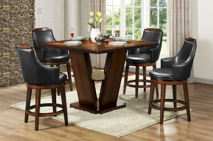 Homelegance  - Bayshore Swivel Counter Height Chair in Dark brown - 5447-24S  view 7