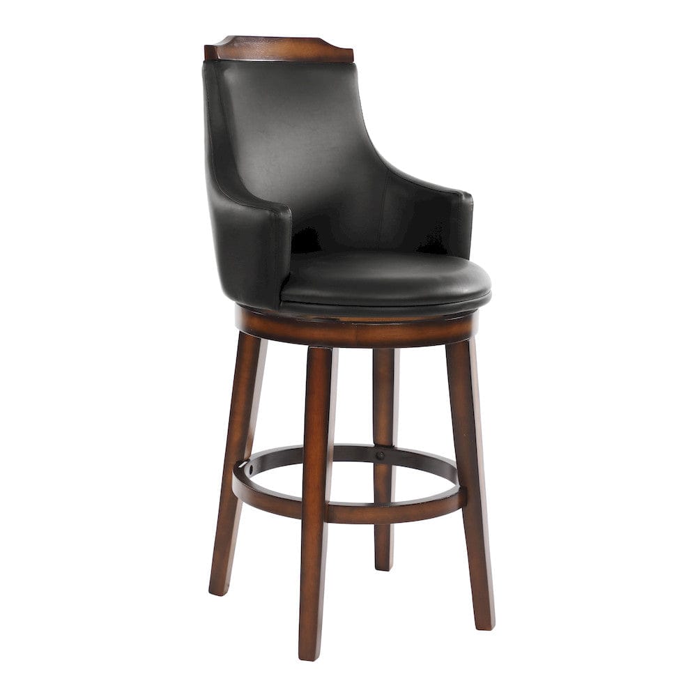 Homelegance  - Bayshore Swivel Pub Height Chair in Dark brown - 5447-29S  view 2