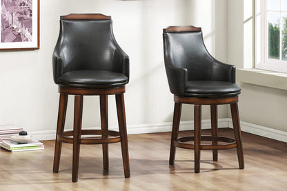 Homelegance  - Bayshore Swivel Pub Height Chair in Dark brown - 5447-29S  view 6