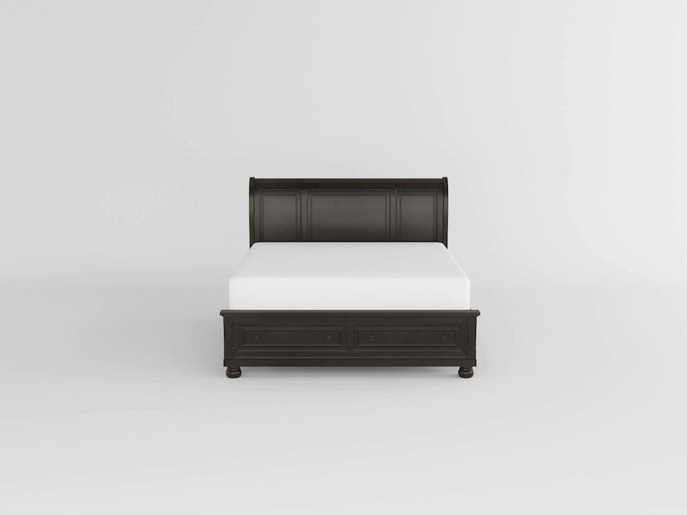 Homelegance  - Begonia California King Platform Bed W/ Footboard Storage - 1718KGY-1CKx  view 6