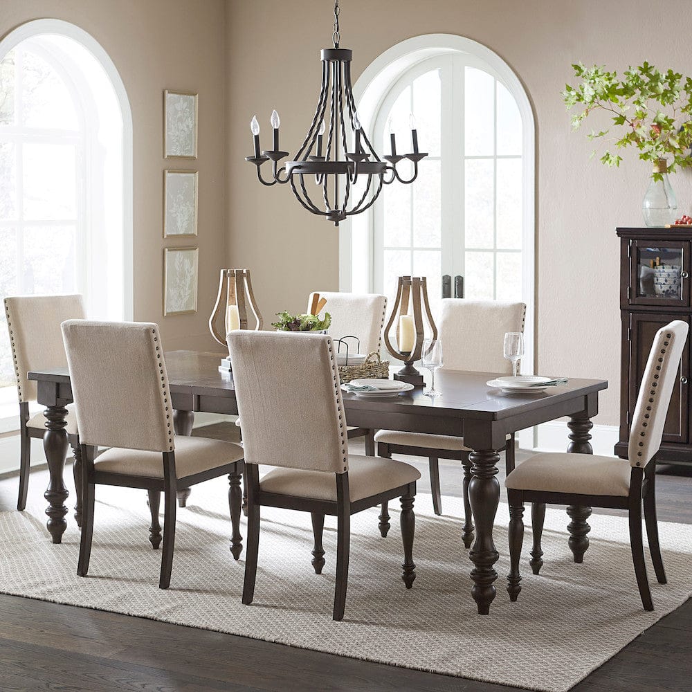 Homelegance  - Begonia Dining Table - 1718GY-90  view 4