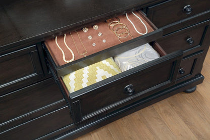 Homelegance  - Begonia Dresser W/ Hidden Drawer - 1718GY-5  view 2