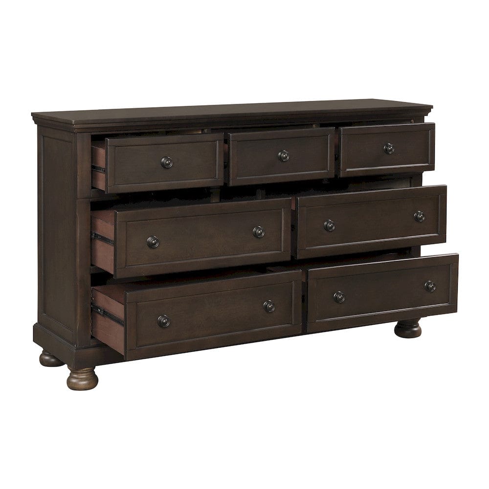 Homelegance  - Begonia Dresser W/ Hidden Drawer - 1718GY-5  view 4
