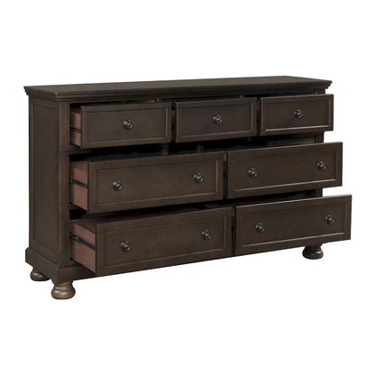 Homelegance  - Begonia Dresser W/ Hidden Drawer - 1718GY-5  view 4
