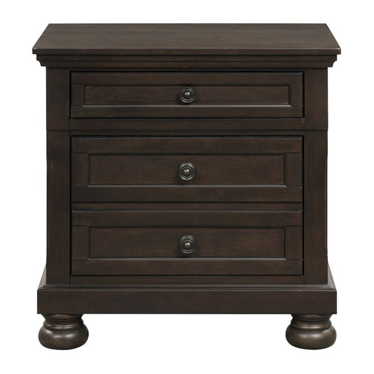 Homelegance  - Begonia Night Stand W/ Hidden Drawer - 1718GY-4  view 1