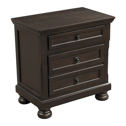 Homelegance  - Begonia Night Stand W/ Hidden Drawer - 1718GY-4  view 2