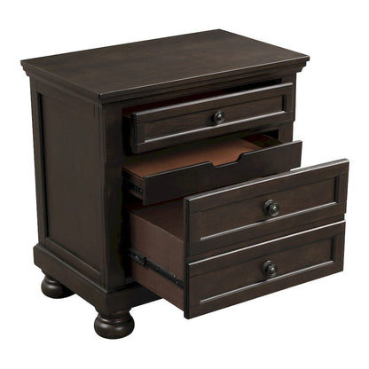 Homelegance  - Begonia Night Stand W/ Hidden Drawer - 1718GY-4  view 3