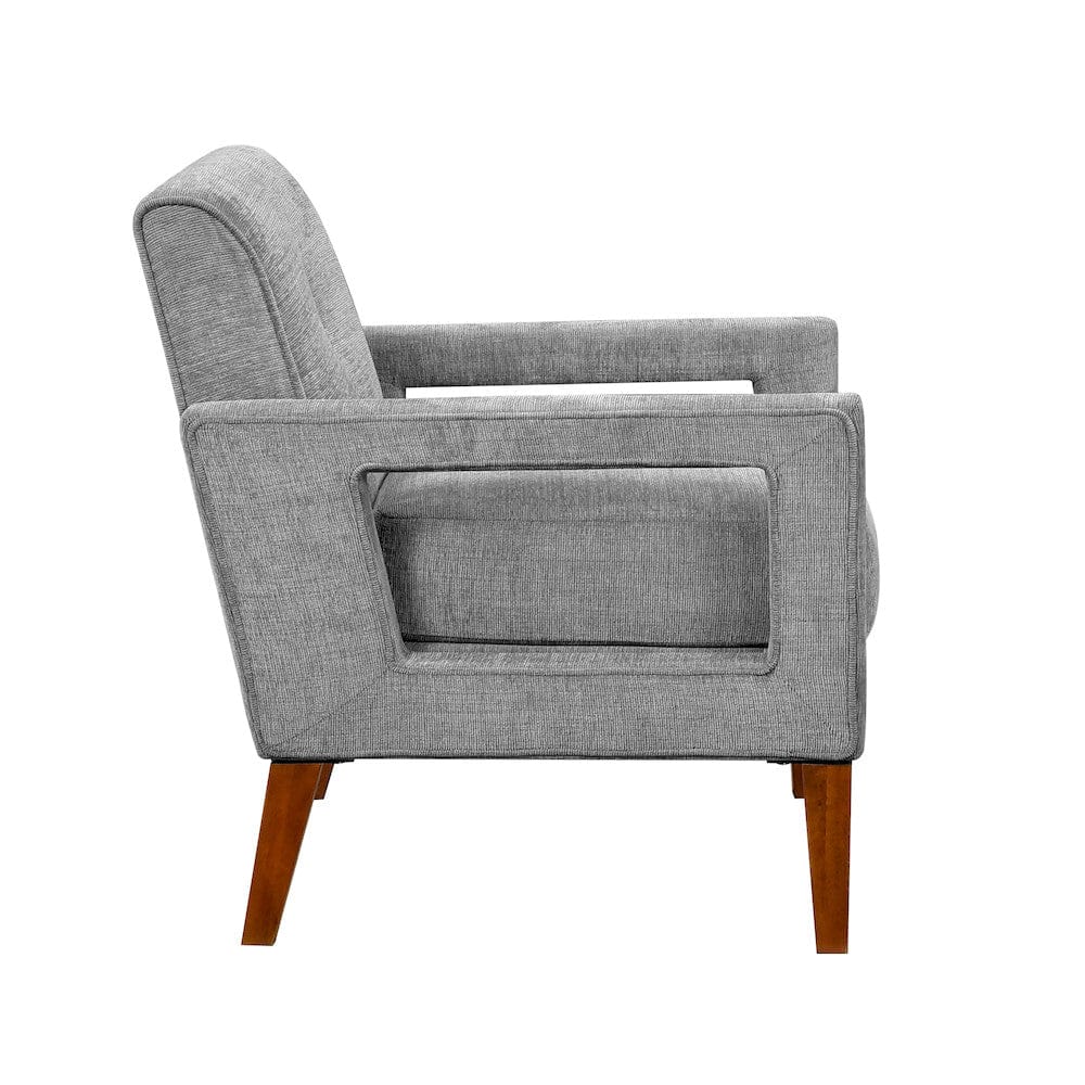 Homelegance  - Belfort Accent Chair in Gray - 1113GY-1  view 2