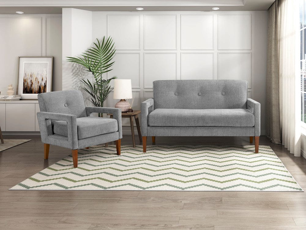 Homelegance  - Belfort Accent Chair in Gray - 1113GY-1  view 10