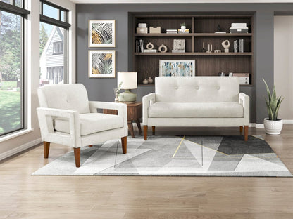 Homelegance  - Belfort Love Seat in Beige - 1113BE-2  view 9