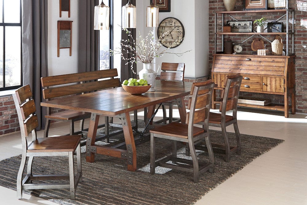 Homelegance  -  Bench W/ Back - 1715-BH  view 3