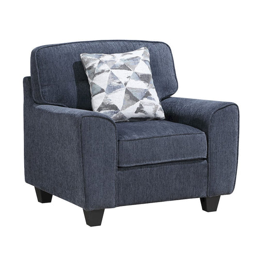 Homelegance  - Bennett Chair in Blue - 8416BU-1  view 1