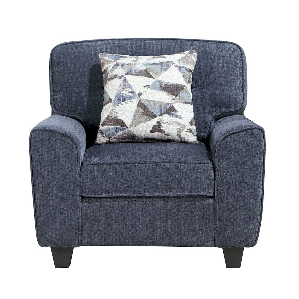 Homelegance  - Bennett Chair in Blue - 8416BU-1  view 6