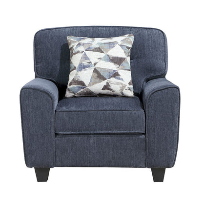 Homelegance  - Bennett Chair in Blue - 8416BU-1  view 6
