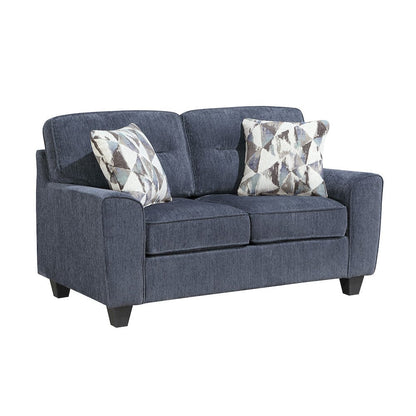 Homelegance  - Bennett Love Seat in Blue - 8416BU-2  view 1
