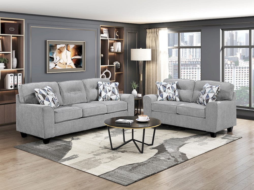 Homelegance  - Bennett Sofa in Gray - 8416GY-3  view 5