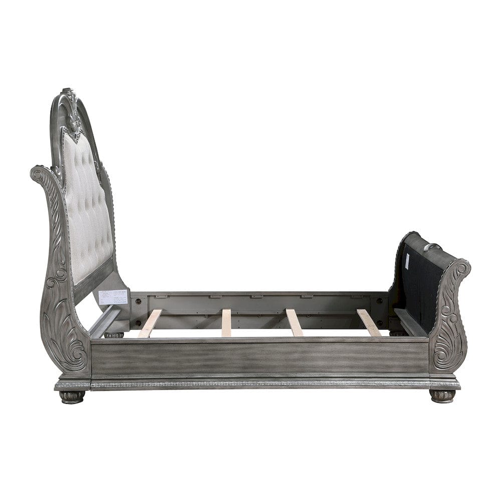 Homelegance  - Bennington Queen Bed in Gray - 1583-1x  view 7